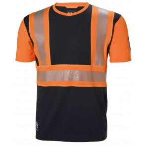 T-shirt ostrzegawczy Icu Hi Vis T-shirt Orange/Ebony