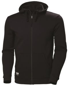 Bluza bawełniana Classic Zip Hoodie - Black